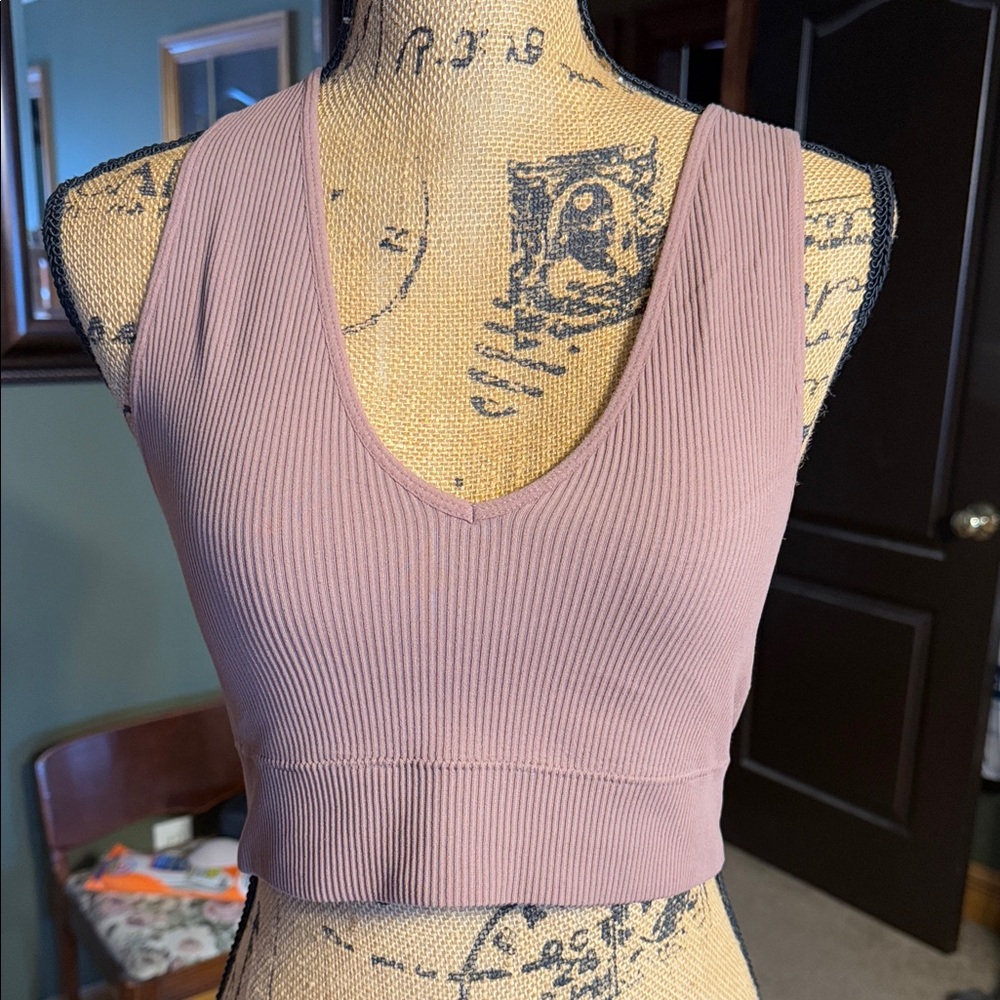 Garage Ribbed Crop Top - Picture 4 of 4